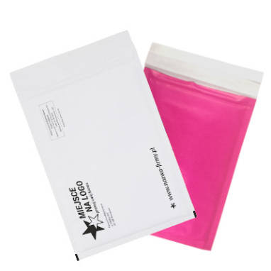 Weiße Kraft Bubble Peel & Seal Taschen – Benutzerdefiniertes Drucken